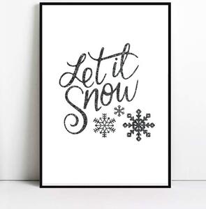 Plakat LET IT SNOW