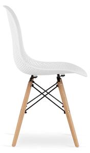 Białe krzesło TROY