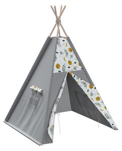 Tipi kolor biały tkanina wzorzysta