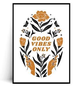 Plakat GOOD VIBES ONLY