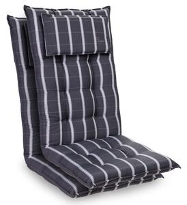 Blumfeldt Sylt, poduszka na krzesło ogrodowe z wysokim oparciem, poduszka na fotel ogrodowy, poliester, 50 x 120 x 9 cm, 1 x nakładka