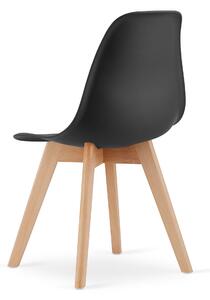 Czarne krzesło KITO