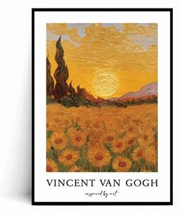Plakat LETNI PEJZAŻ Inspired by Van Gogh