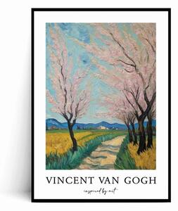 Plakat WIOSNA NA WSI no.1 Inspired by Van Gogh