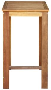 Stolik barowy z litego drewna akacjowego, 60 x 60 x 105 cm