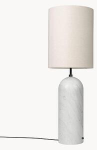 Lampa podłogowa z marmuru z funkcją przyciemniania Gravity, W 130 cm