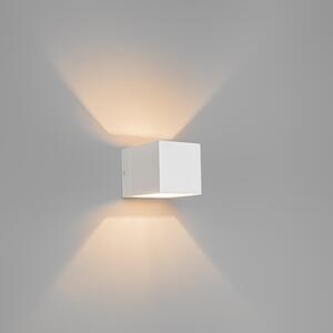 Zestaw 2 x Nowoczesny Kinkiet / Lampa scienna biały - Transfer Oswietlenie wewnetrzne