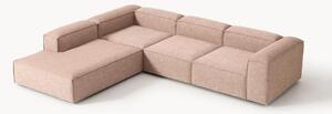 Sofa modułowa XL z mieszanki lnu Lennon