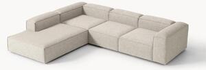 Sofa modułowa XL z mieszanki lnu Lennon