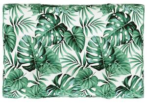 Poduszka na paletę, zielona, 120x80x12 cm, tkanina