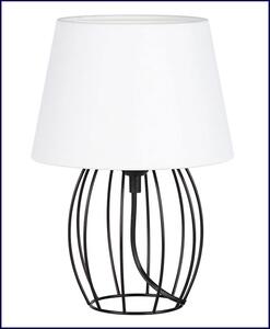 Biało-czarna druciana lampka stołowa - A09-Ceva