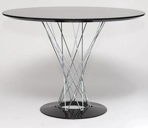 Czarny okrągły stół designerski K5-R07