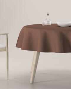 Obrus okrągły kolor brązowy
