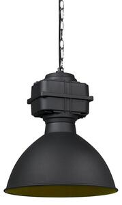 Inteligentna przemysłowa lampa wisząca czarna 38,5 cm z A60 WiFi - Sicko Oswietlenie wewnetrzne
