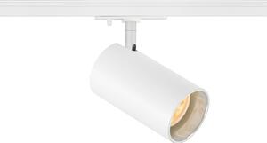 SLV Asto Tube GU10 spot do szyny 1-fazowej biały Tube, możliwość ściemniania, biały / opal, przedpokój, aluminium, nowoczesny