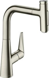 HG bateria zlewozmywakowa 220 Select 2jet wyciągana wylewka M5110-H220 ST stal nierdzewna-optyczna