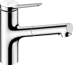 Hansgrohe Zesis M33 - Bateria zlewozmywakowa 150, z wyciąganą słuchawką prysznicową, sBox lite, chrom 74803000