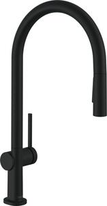 Hansgrohe M54 - Bateria umywalkowa Talis z wyciąganą wylewką prysznicową, EcoSmart, czarny matowy 72842670