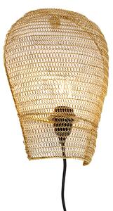 Oosterse wandlamp goud 35 cm - Nidum Oswietlenie wewnetrzne