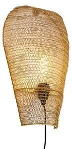 Orientalny Kinkiet / Lampa scienna złoty 45 cm - Nidum Oswietlenie wewnetrzne