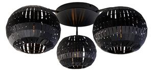 Moderne plafondlamp zwart 3-lichts - Zoë Oswietlenie wewnetrzne