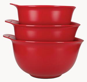 Komplet misek do mieszania Empire Red, 3 elem