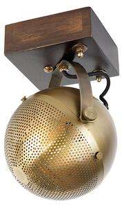 Industriële Reflektorek / Spot / Spotow brons met hout - Haicha Oswietlenie wewnetrzne