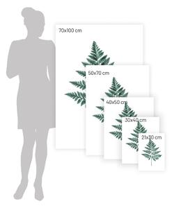 Plakat Fern Emerald Green