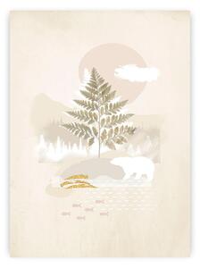 Plakat Beige Abstract II