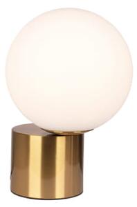 Ball at Barrel - Mleczna kula - lampa stołowa