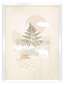 Plakat Beige Abstract II