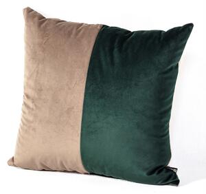 Poduszka Patchwork kwadratowa beige green