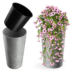 Doniczka na kwiaty Merag 30cm szary beton