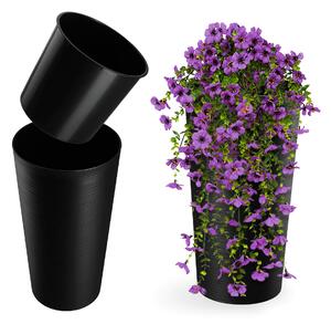 Doniczka na kwiaty Merag 26cm czarna