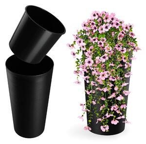 Doniczka na kwiaty Merag 30cm czarna