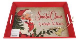 Świąteczna drewniana taca CHRISTMAS - różne warianty Wersja: Santa Claus