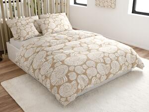Pościel z mikrofibry SNAIL SHELL brązowa Rozmiar pościeli: 70 x 90 cm | 140 x 200 cm