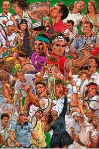 Plakat, Obraz Legends of the Tennis