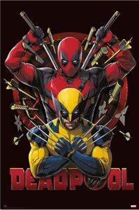 Plakat, Obraz Marvel - Deadpool Wolverine - Ready