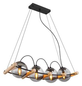 Globo Globo 15883-4H - Żyrandol na lince LEONA 4xE14/15W/230V GL7095