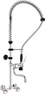 Bateria Kuchenna Z Wylewk I Prysznicem Do Montau Na cian Wys. 101 Cm - Hendi 810293