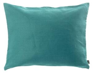 Poszewka Linen 50x60cm kolor zielony tkanina półprzezroczysta, strukturalna
