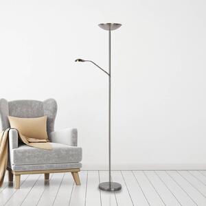 Lucide Lampa stojąca ZENITH, możliwość ściemniania, chromowy / srebrny, salon / jadalnia, metal, nowoczesny