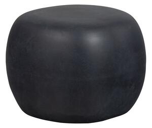 Antracytowy okrągły stolik ø 50 cm Pebble – vtwonen