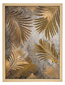 Obraz Golden Leaves 30x40cm gold