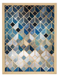 Obraz Geometric 30x40cm gold&navy