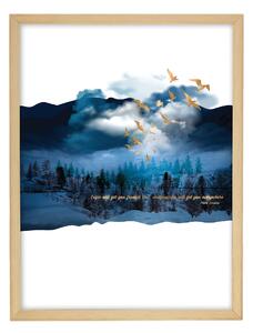 Obraz Imagination 30x40cm gold&navy