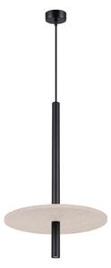 Beżowa wisząca lampa z regulowaną wysokością B5-G90