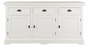 Komoda Brighton 3 szuflady + 3 drzwi white