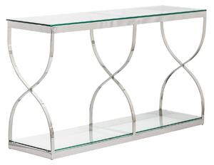 Konsola Dubai silver 140x40x80